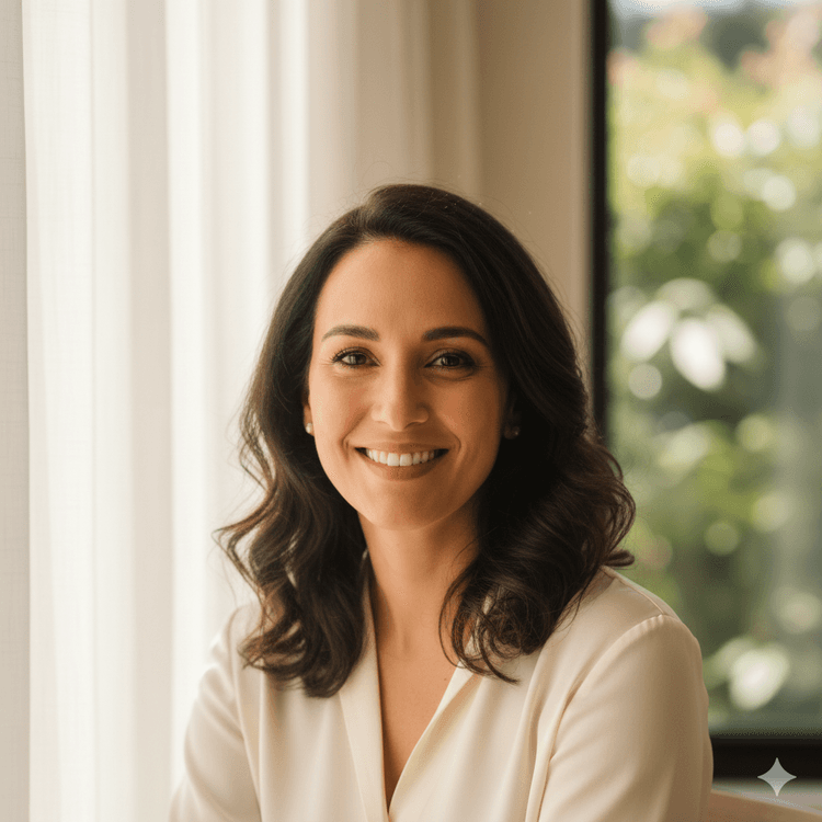 Confident and happy individual